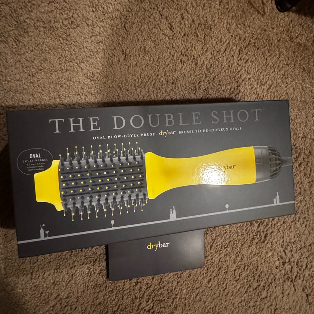 Drybar Yellow and Black Blow-Dryer Brush
